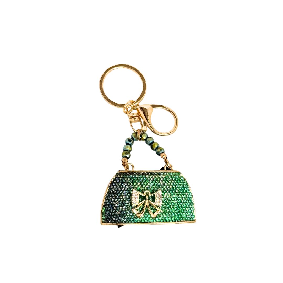 Portachiavi borsina con brillantini