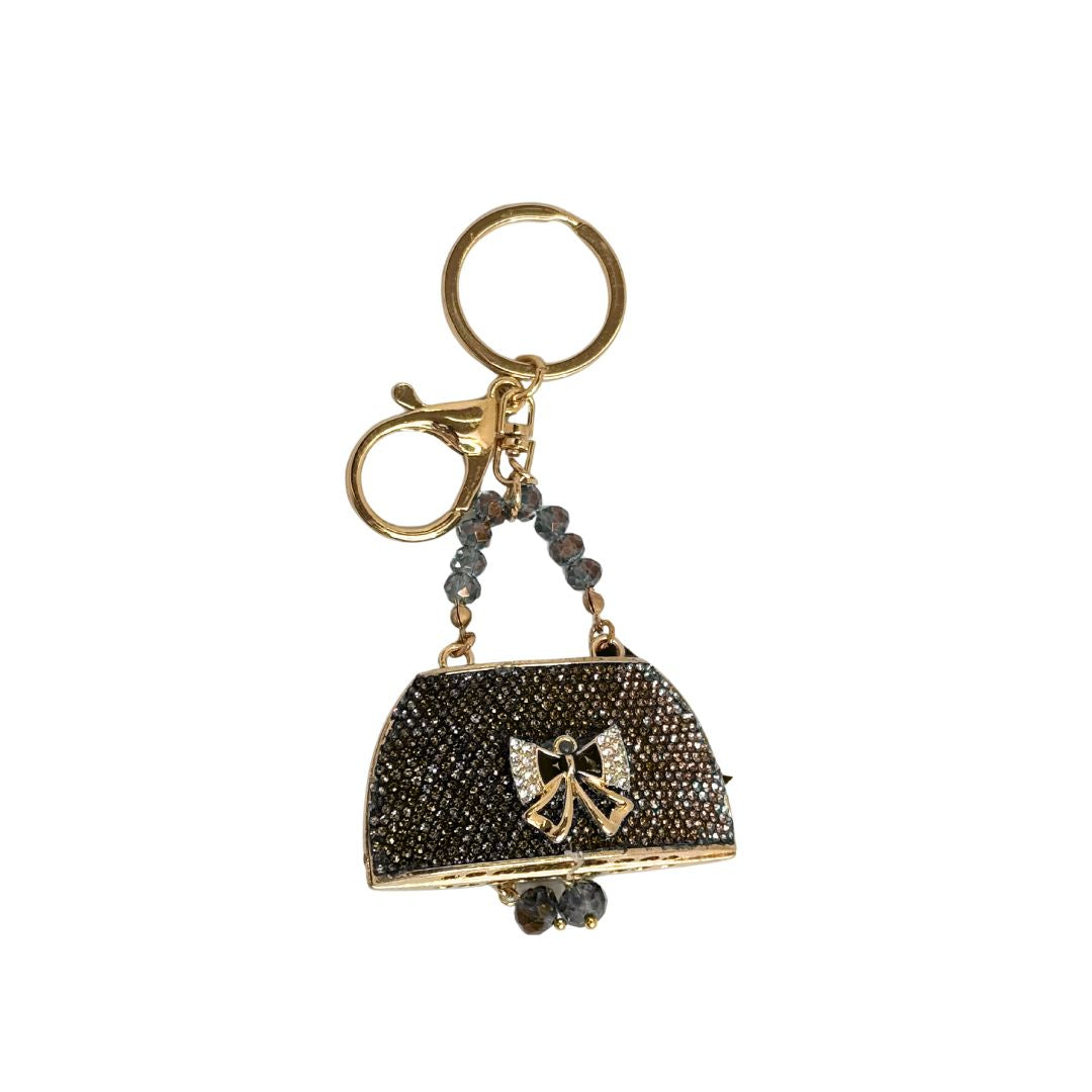 Portachiavi borsina con brillantini