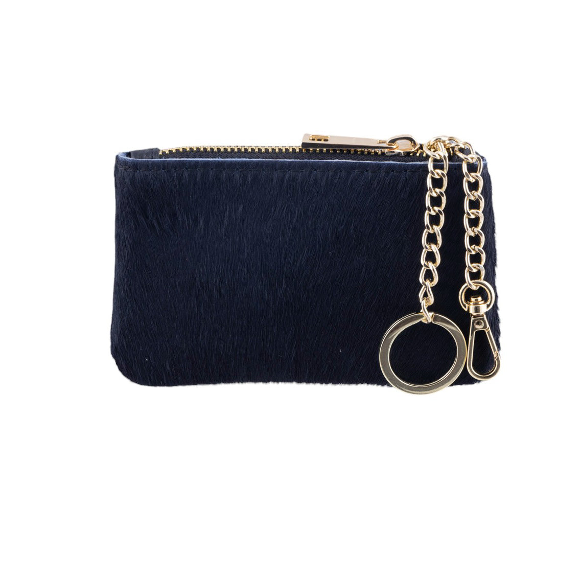 Portachiavi Portamonete in Pelle e Cavallino