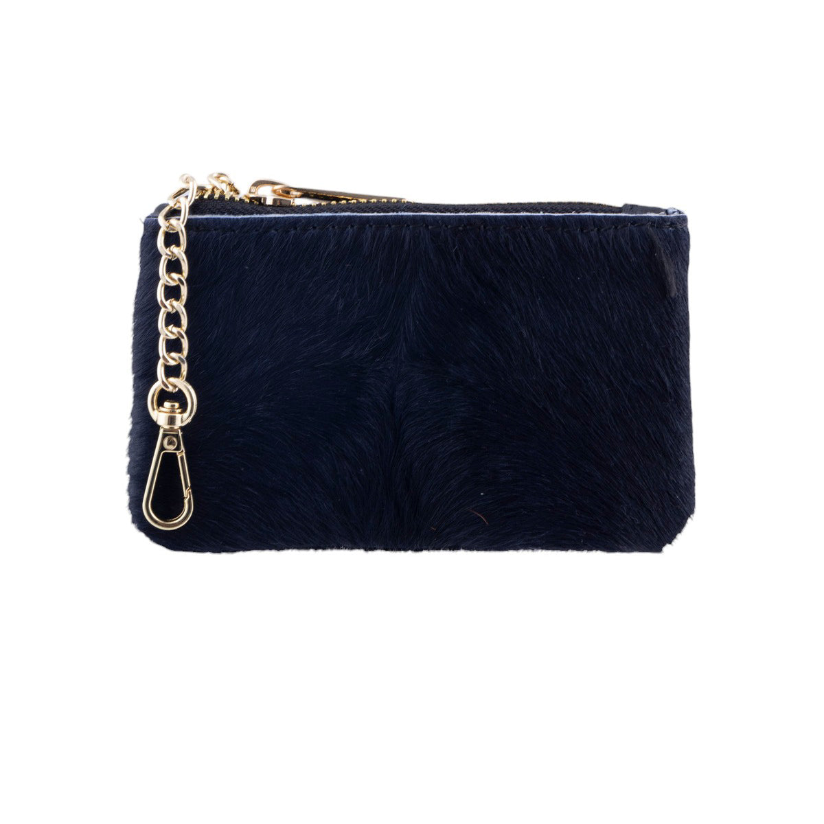 Portachiavi Portamonete in Pelle e Cavallino