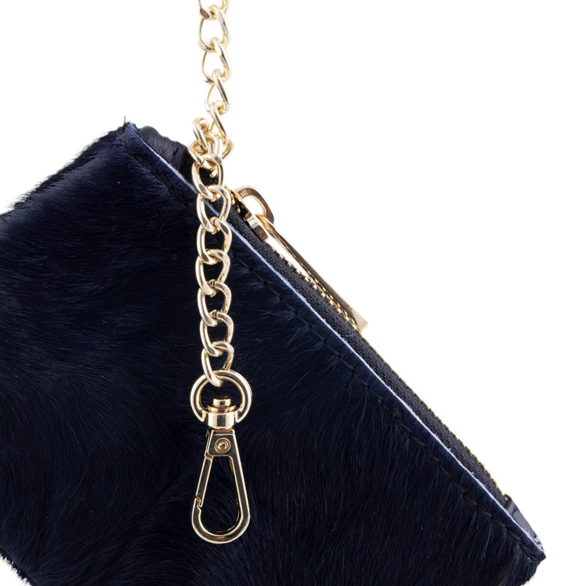 Portachiavi Portamonete in Pelle e Cavallino