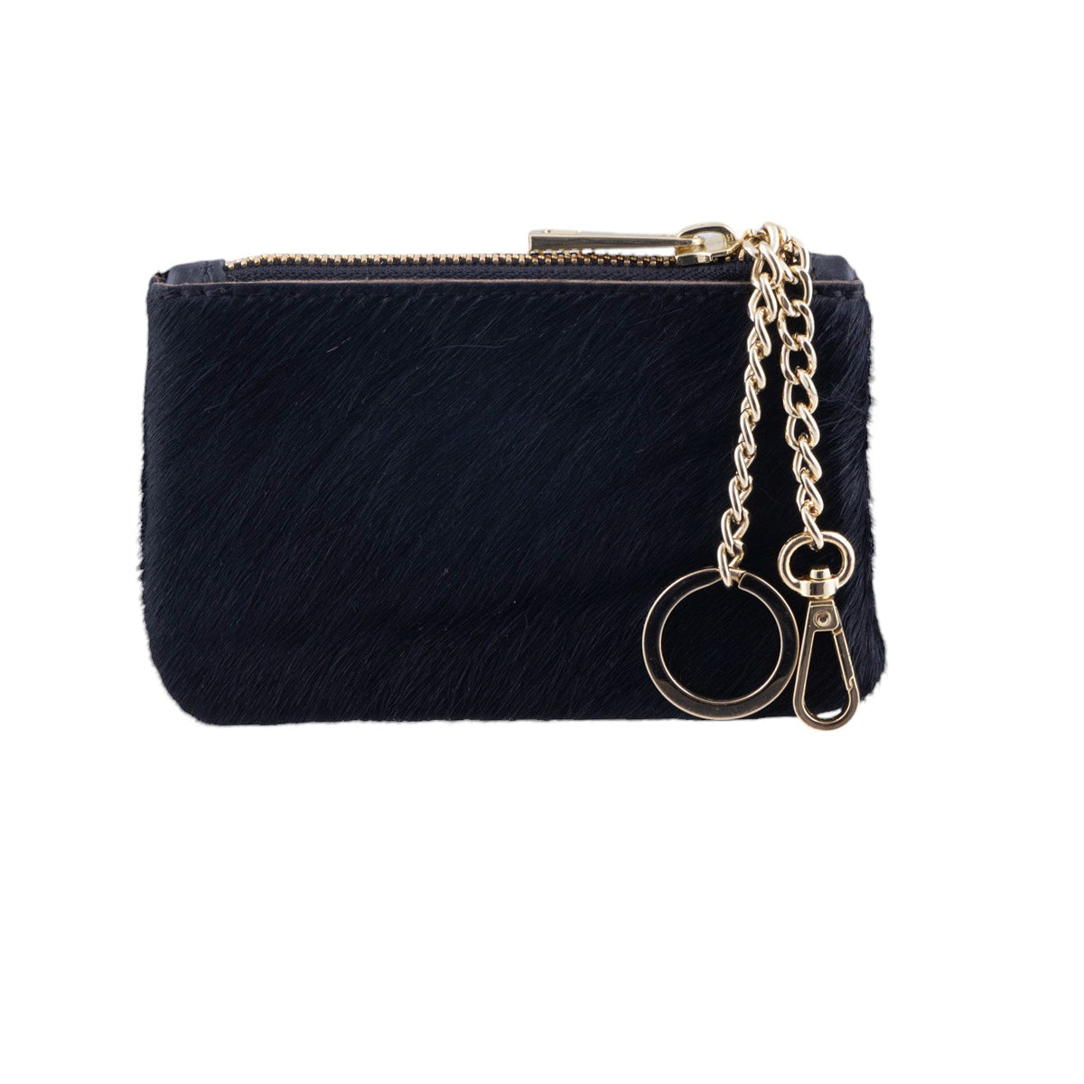 Portachiavi Portamonete in Pelle e Cavallino