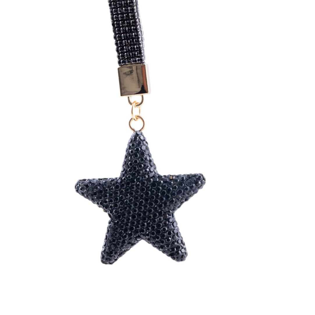 Portachiavi stella con strass