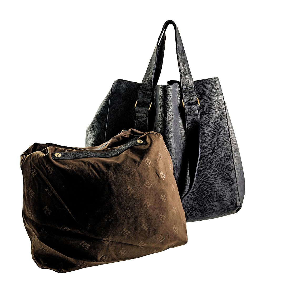 Borsa Shopper Maxi FEZ-Donna-Ecopelle-Pochette Interna