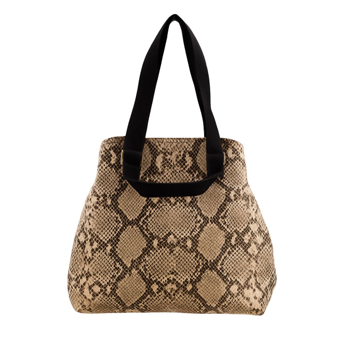 Borsa in Stampa Pitone Fez  - Set Shopper e Tracolla -