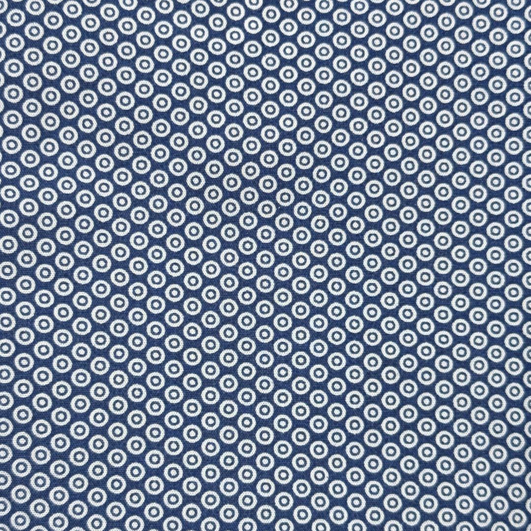 Camicia uomo classica collo 1/2 francese in popeline microfantasia