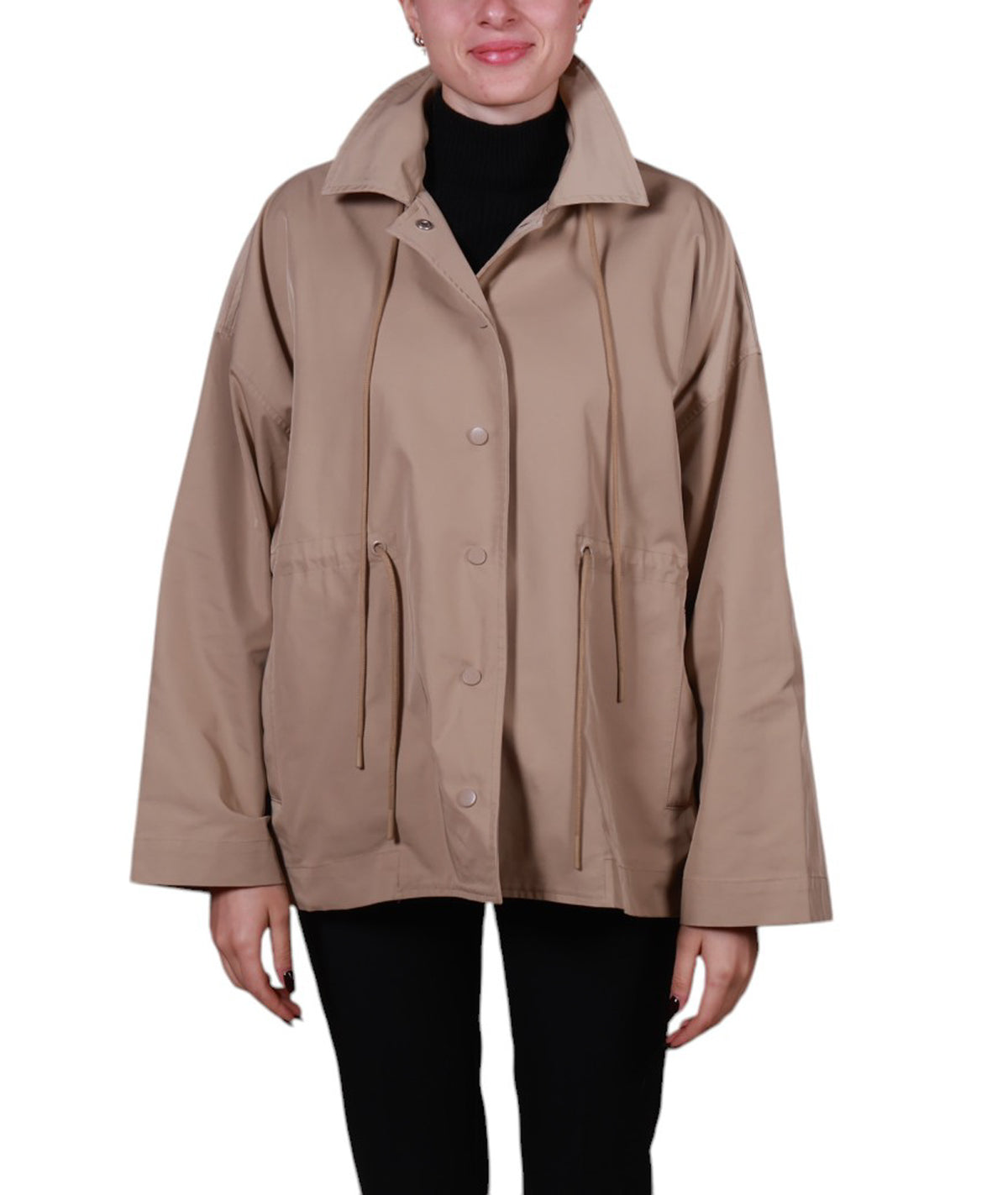 Giacca con cappuccio e coulisse