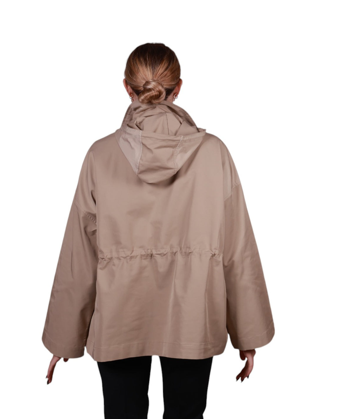 Giacca con cappuccio e coulisse