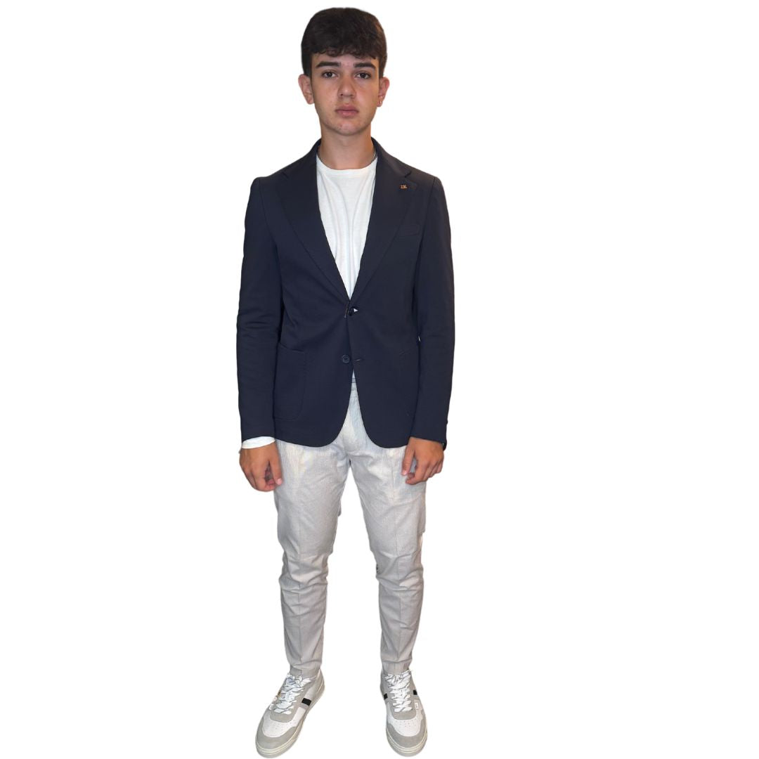 Giacca uomo punto milano Made In Italy by Di Lorenzo Sartoria Italiana