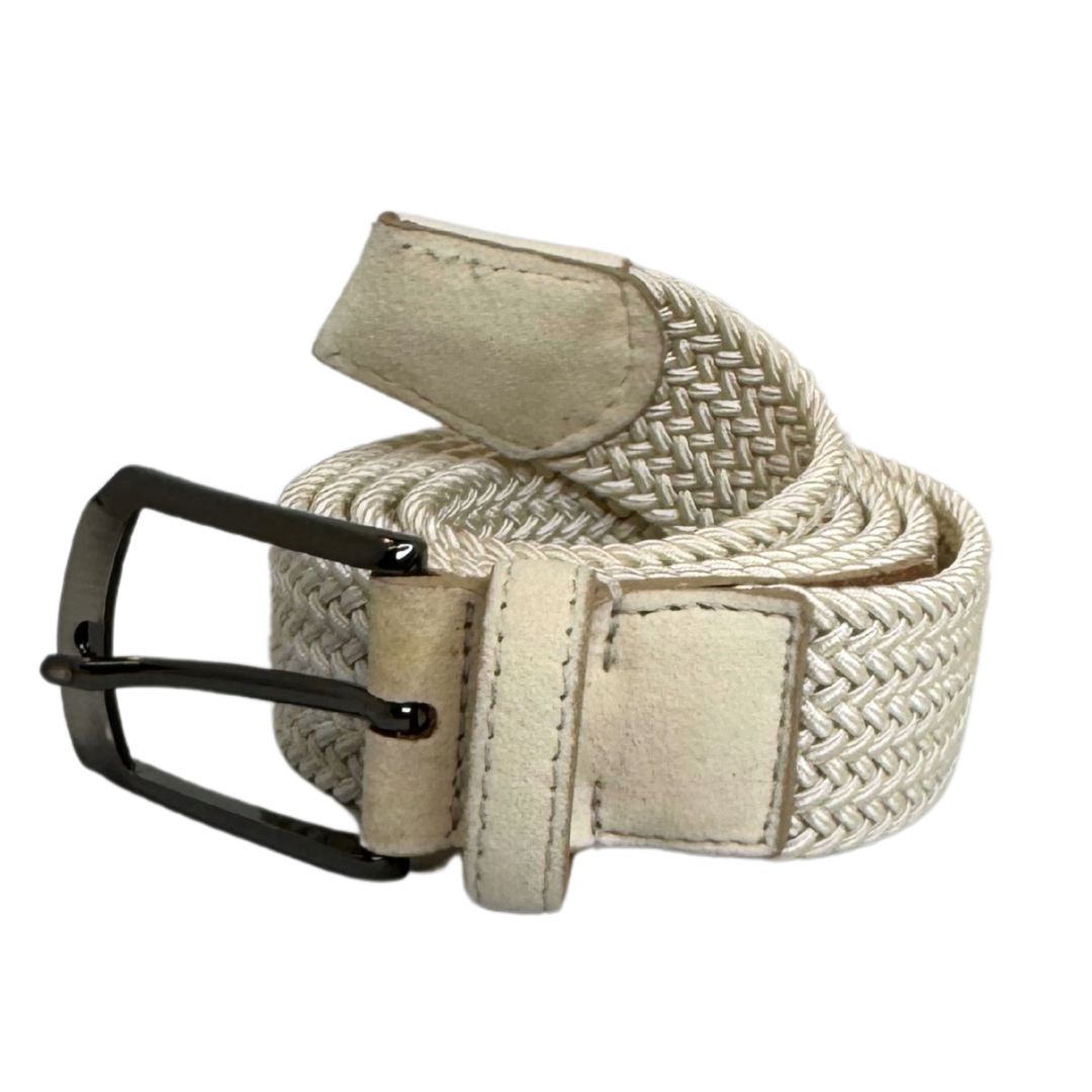 Cintura Paolo Da Ponte Elasticizzata Contrasti Camoscio