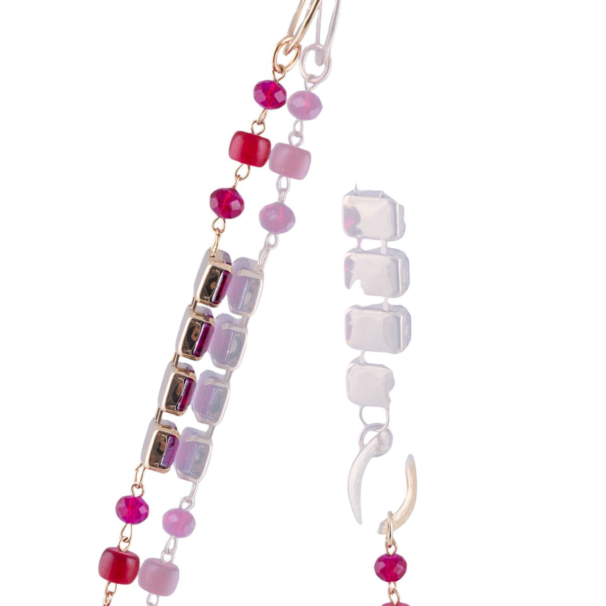 Moronero collana fucsia