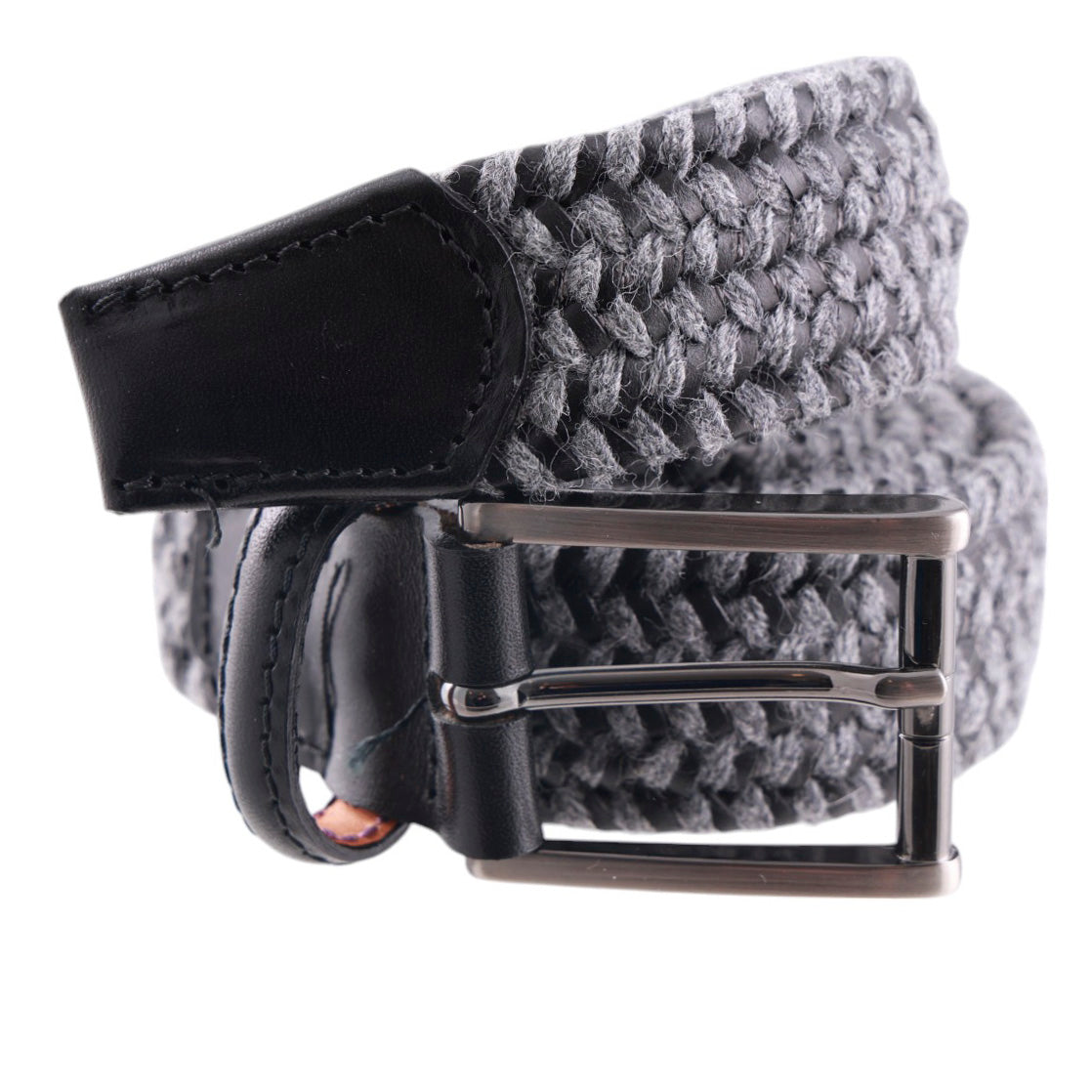 Cintura Intrecciata Uomo Pelle rigenerata e Lana Paolo Da Ponte