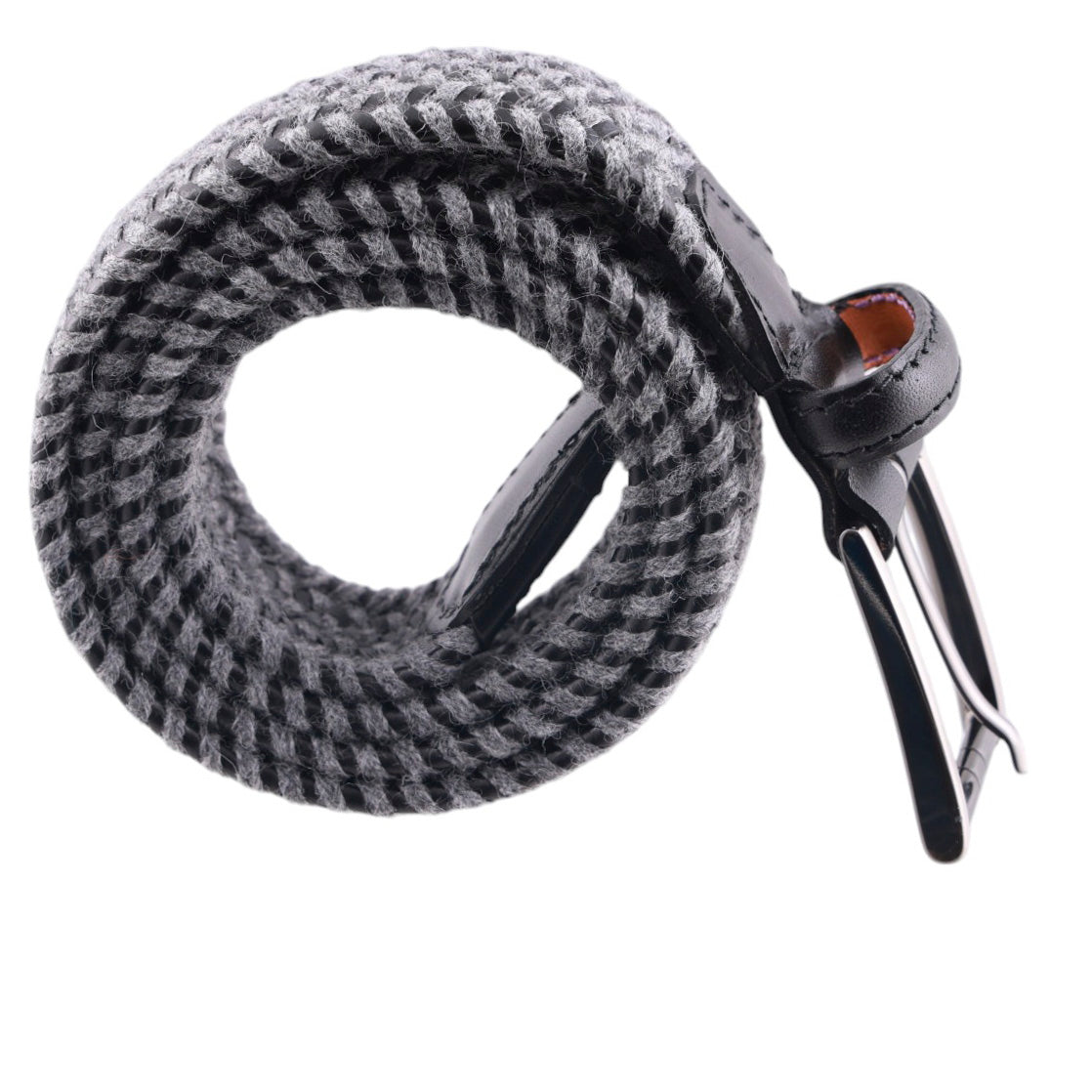 Cintura Intrecciata Uomo Pelle rigenerata e Lana Paolo Da Ponte