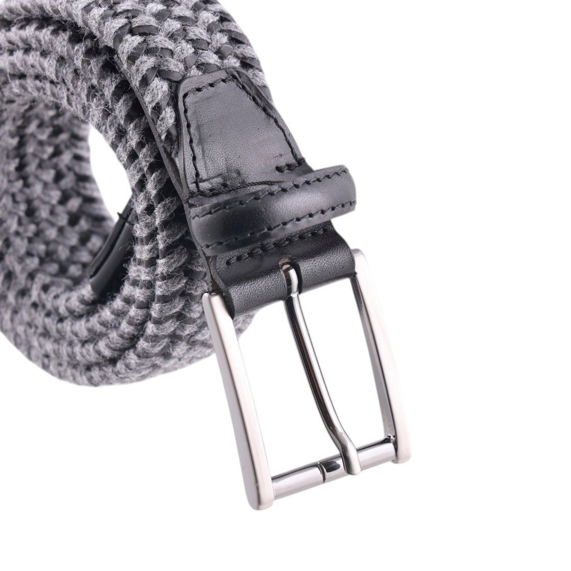 Cintura Intrecciata Uomo Pelle rigenerata e Lana Paolo Da Ponte