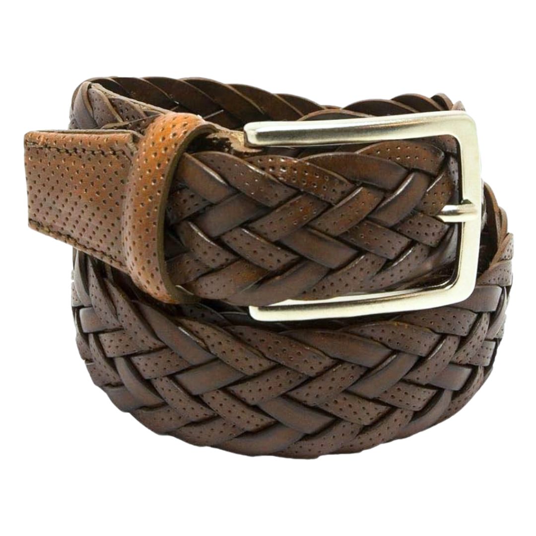 Cintura Uomo In Rigenerato di Pelle