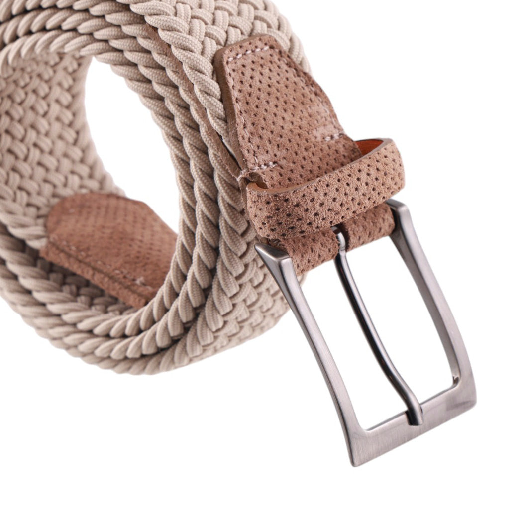 Cintura Uomo Intrecciata Elasticizzata-Made in Italy