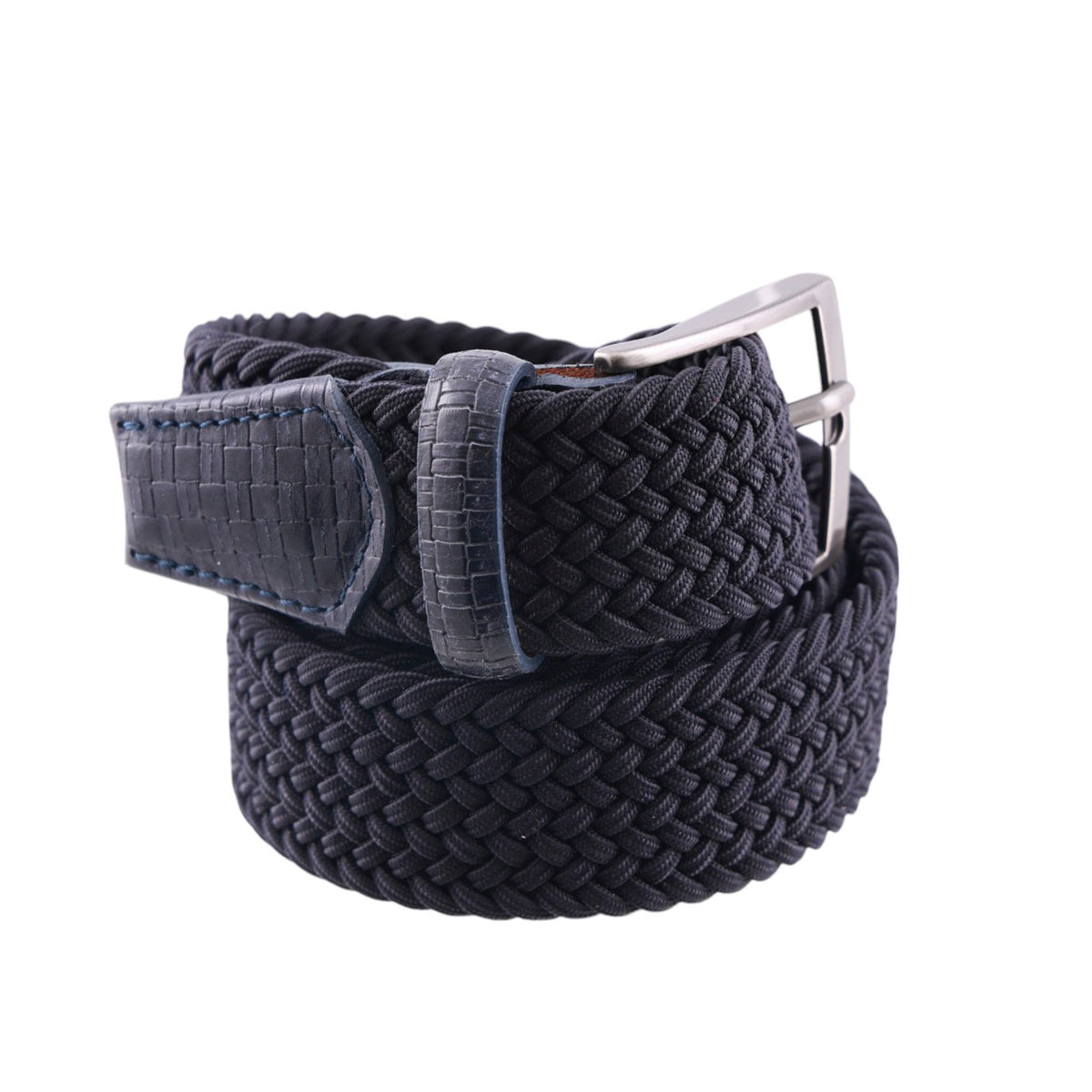 Cintura Intrecciata Elasticizza Contrasti Pelle -Made in Italy