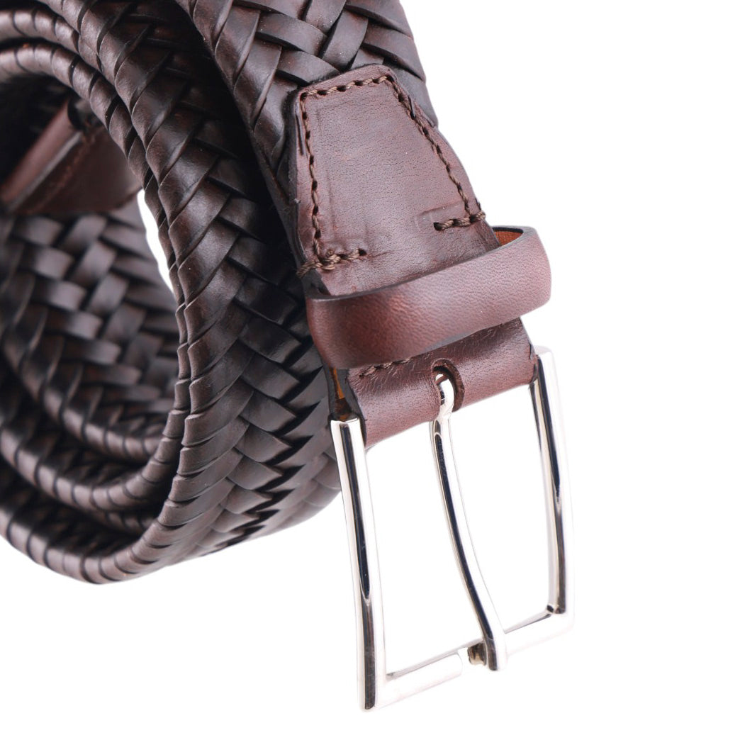 Cintura Intrecciata Uomo Paolo da Ponte in cuoio Rigenerato
