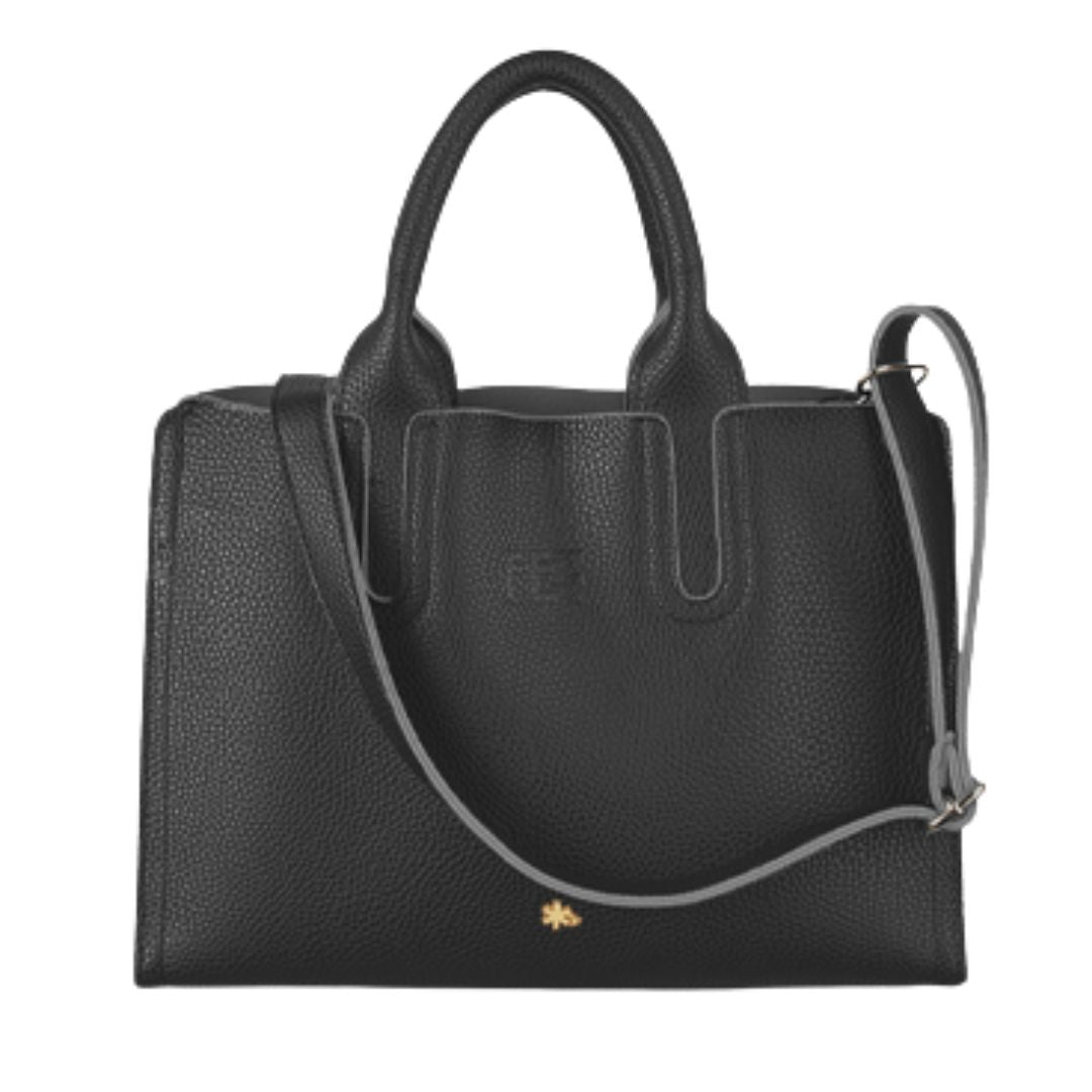 Borsa bauletto FEZbyFEZ in Ecopelle con Manici e Tracolla