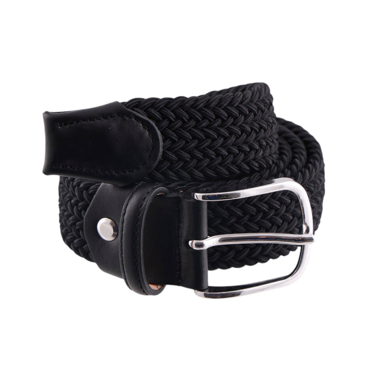 Cintura intrecciata elastica viscosa rifinita a mano Made in Italy Centopercento