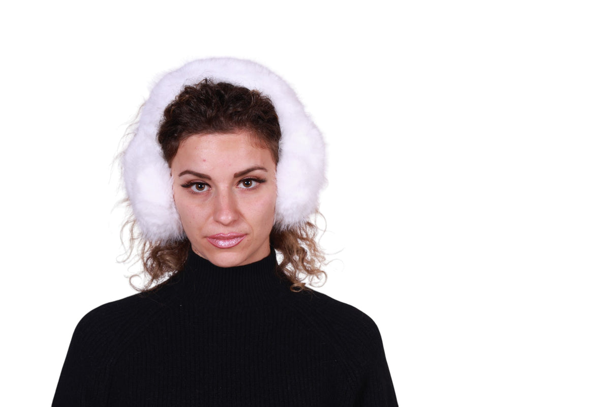 Cuffie paraorecchie in ecopelliccia Made in Italy