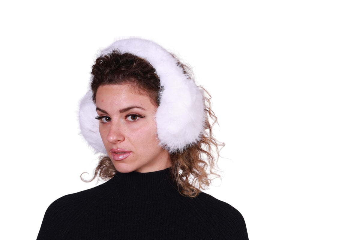 Cuffie paraorecchie in ecopelliccia Made in Italy