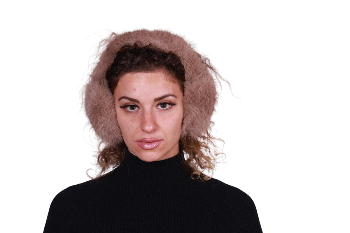 Cuffie paraorecchie in ecopelliccia Made in Italy