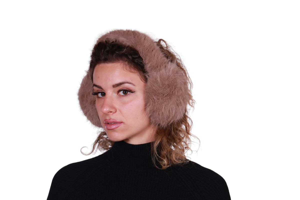 Cuffie paraorecchie in ecopelliccia Made in Italy