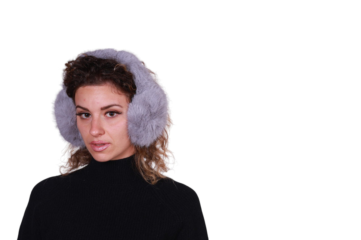 Cuffie paraorecchie in ecopelliccia Made in Italy