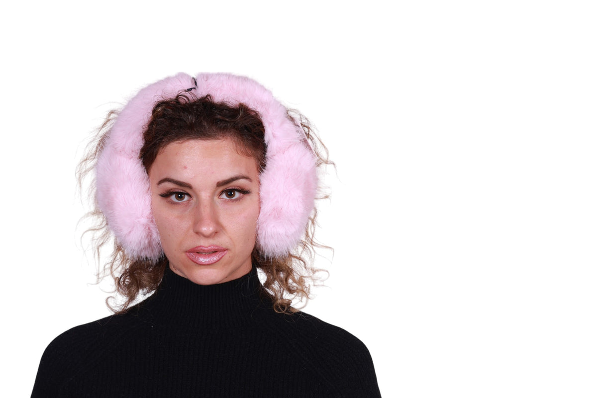 Cuffie paraorecchie in ecopelliccia Made in Italy