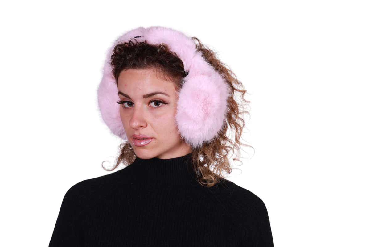 Cuffie paraorecchie in ecopelliccia Made in Italy