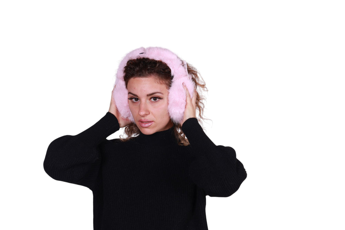 Cuffie paraorecchie in ecopelliccia Made in Italy