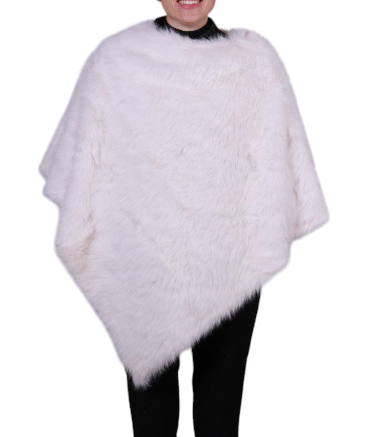 Mantella ecopelliccia donna