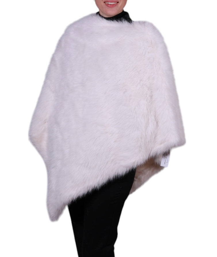 Mantella ecopelliccia donna