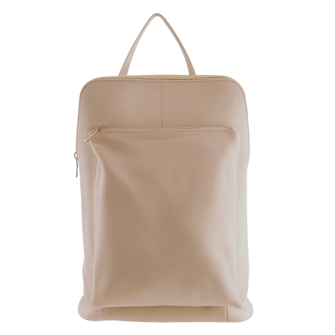 Zaino in Pelle Martellata