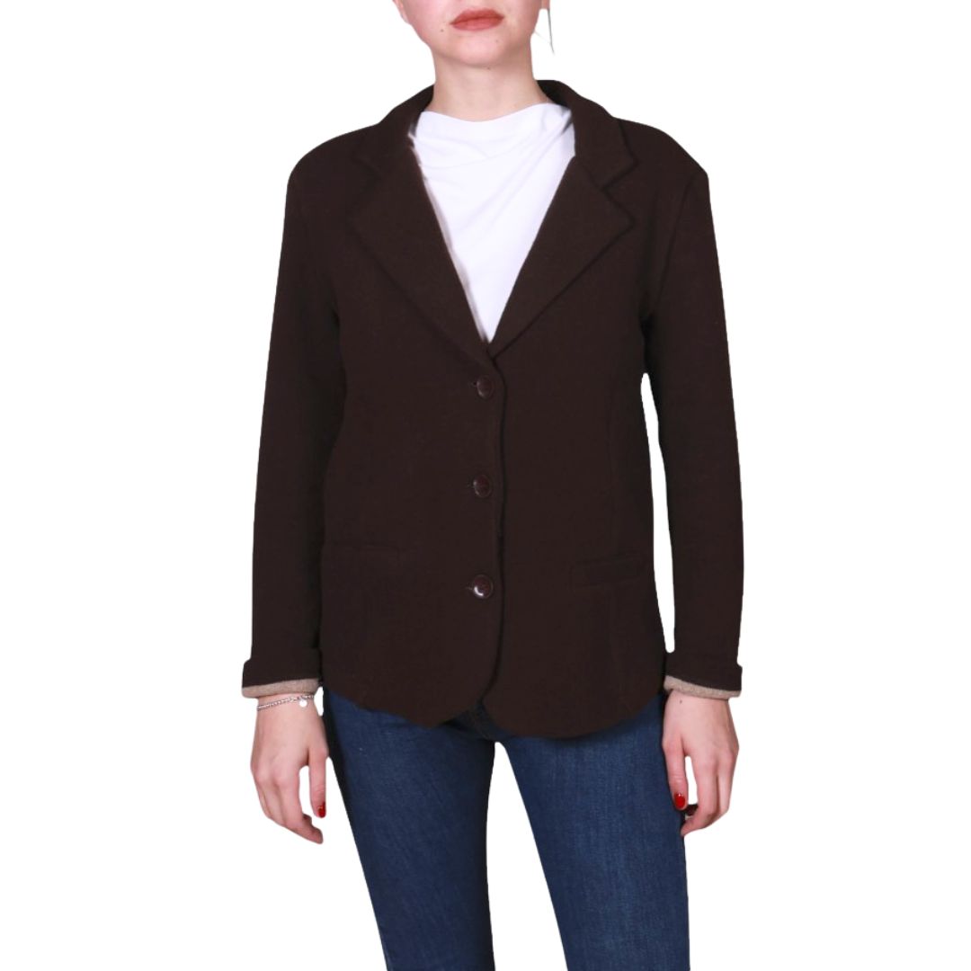 Giacca donna in maglia