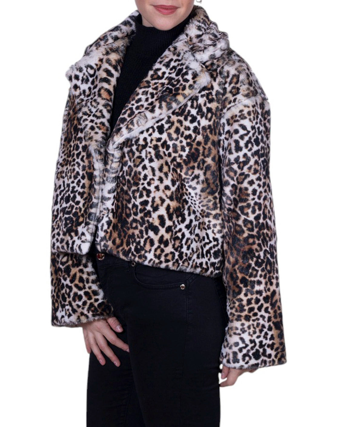 Giacca ecopelliccia donna