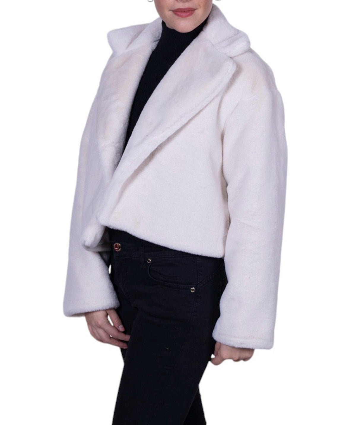 Giacca ecopelliccia donna