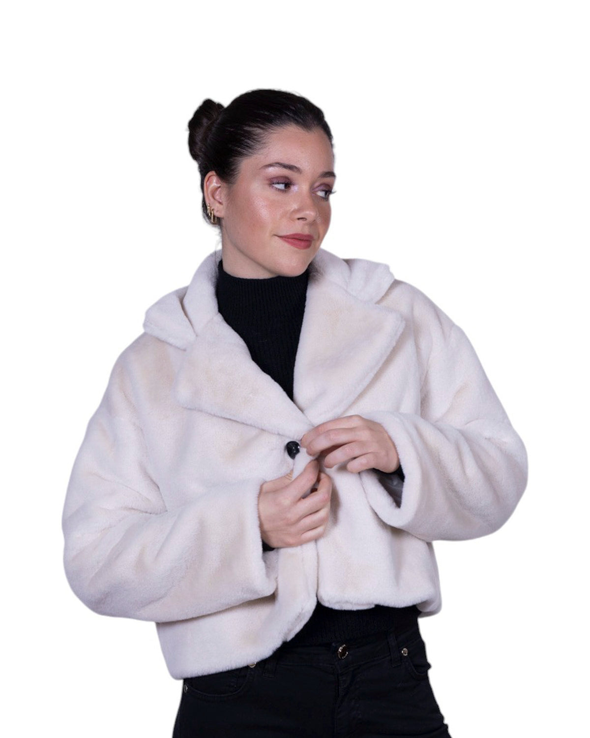 Giacca ecopelliccia donna