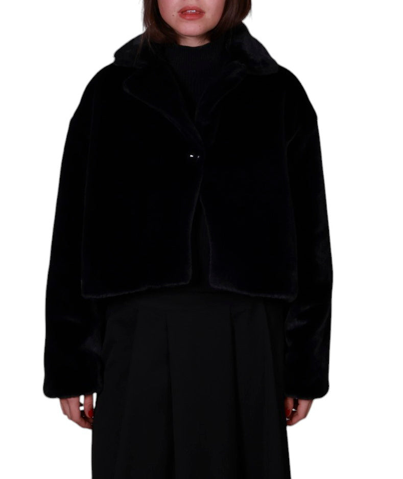 Giacca ecopelliccia donna