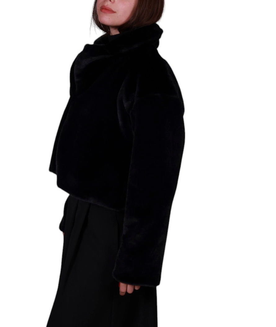 Giacca ecopelliccia donna