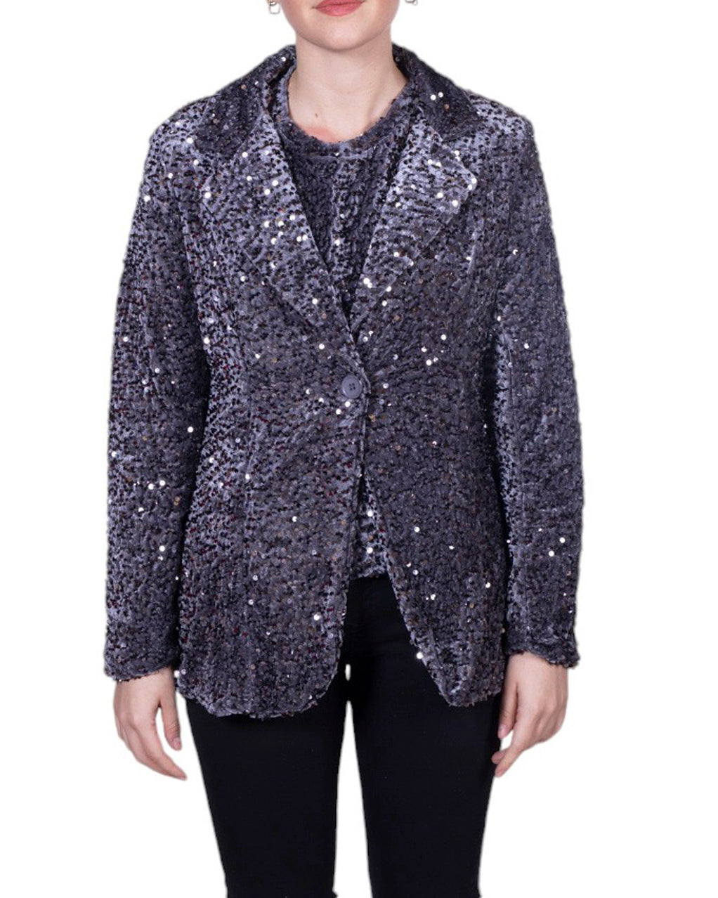 Giacca donna paillettes