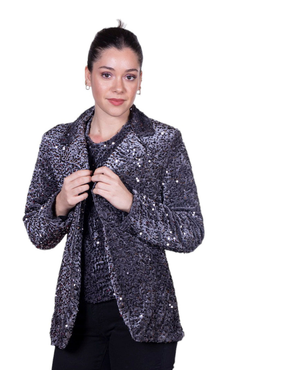 Giacca donna paillettes