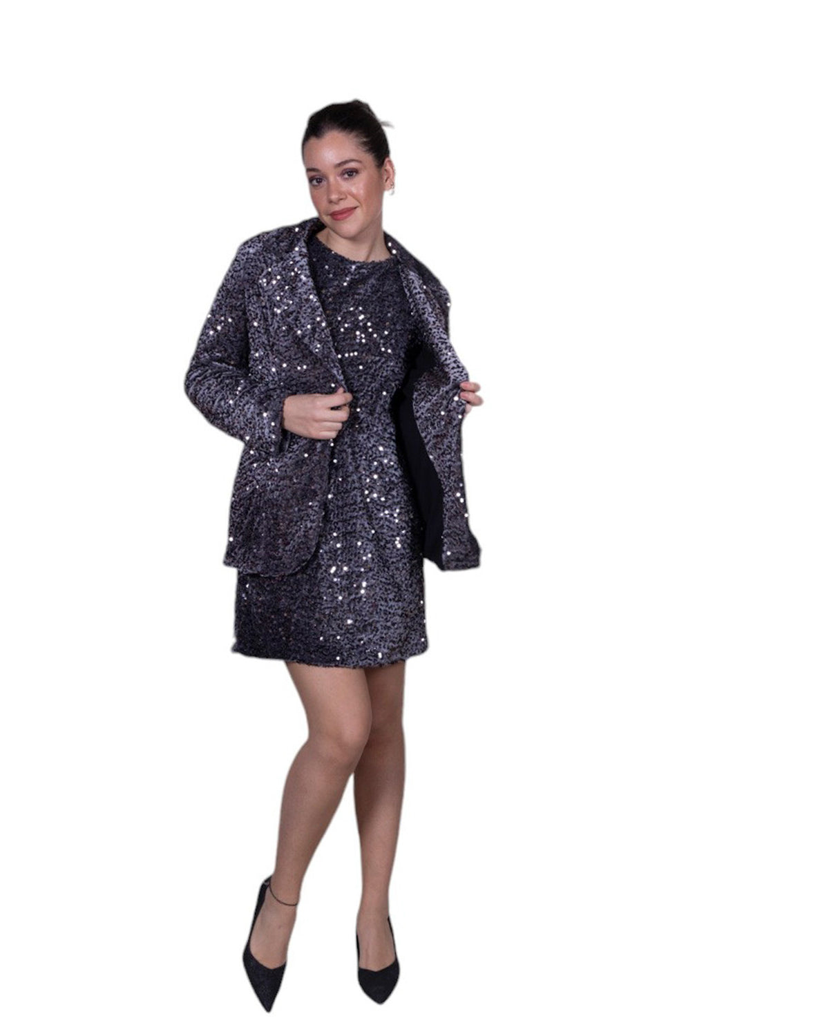 Giacca donna paillettes