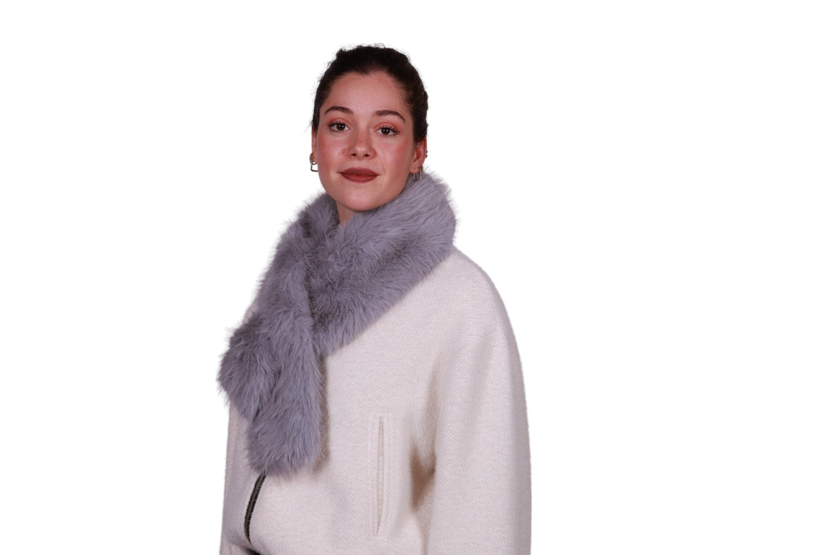 Sciarpa nodo ecopelliccia