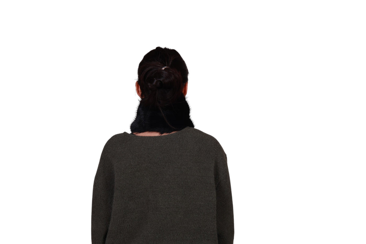 Sciarpa nodo ecopelliccia