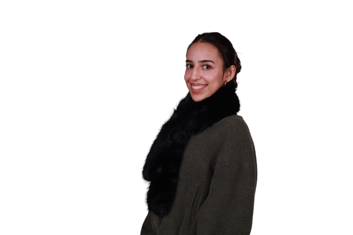 Sciarpa nodo ecopelliccia