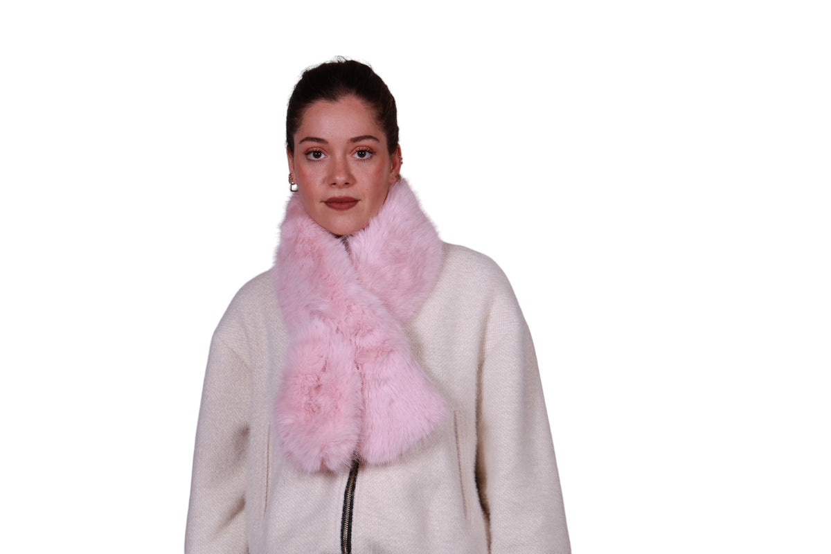 Sciarpa nodo ecopelliccia