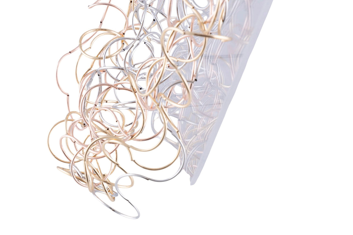 Collana multifilo arricciata