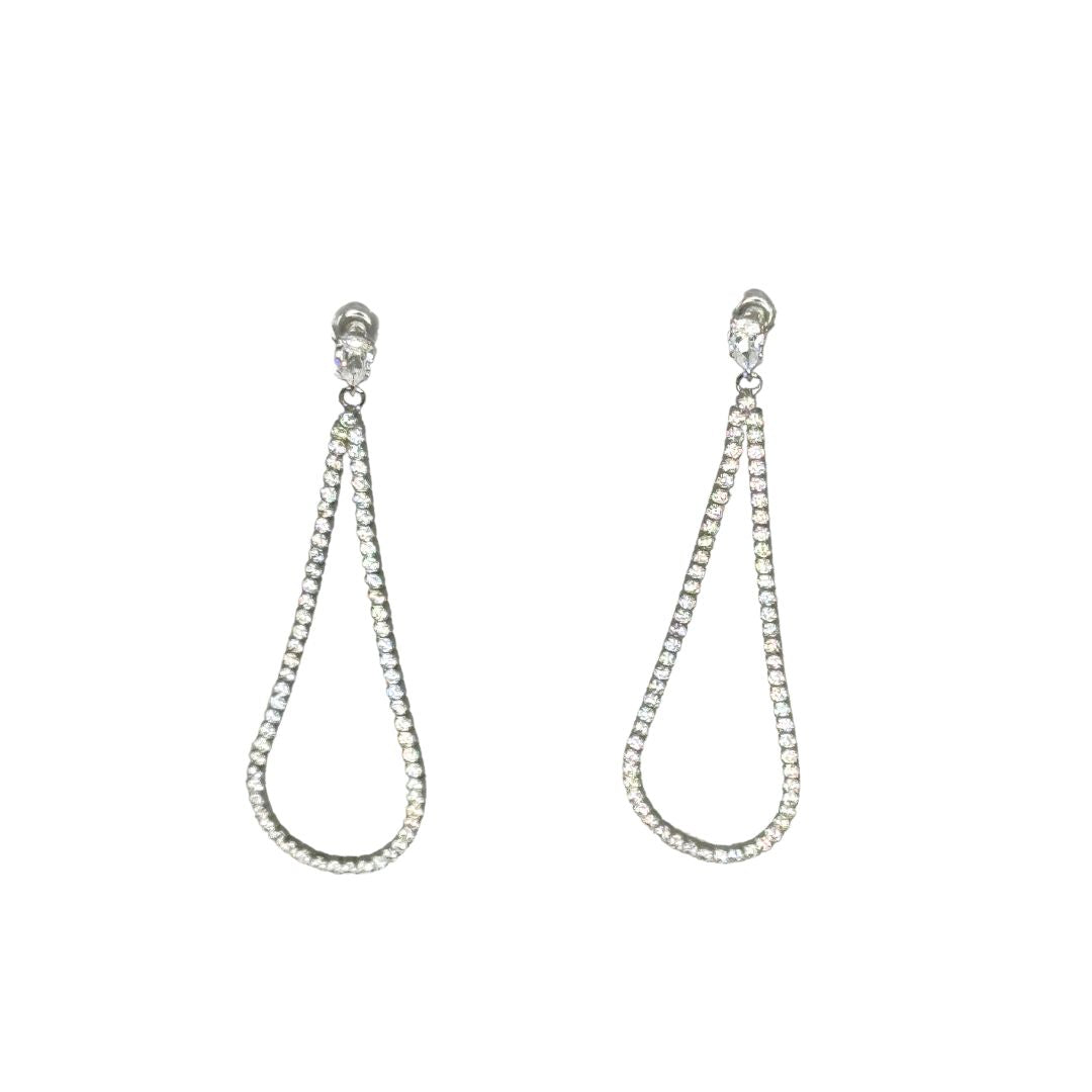 Orecchini strass pendenti
